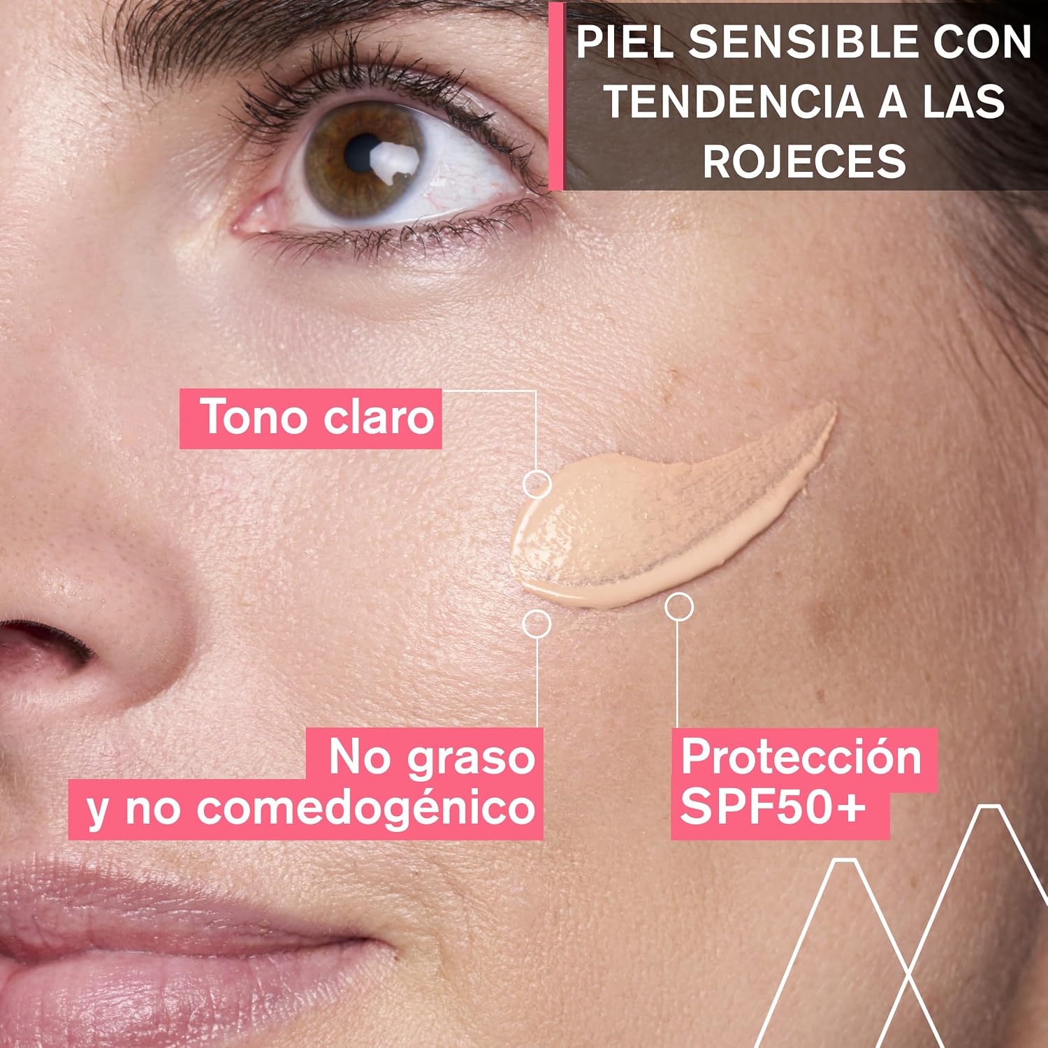 Roseliane SPF50+ Hassas Ciltler İçin Kızarıklık Karşıtı CC Krem, 40 ml