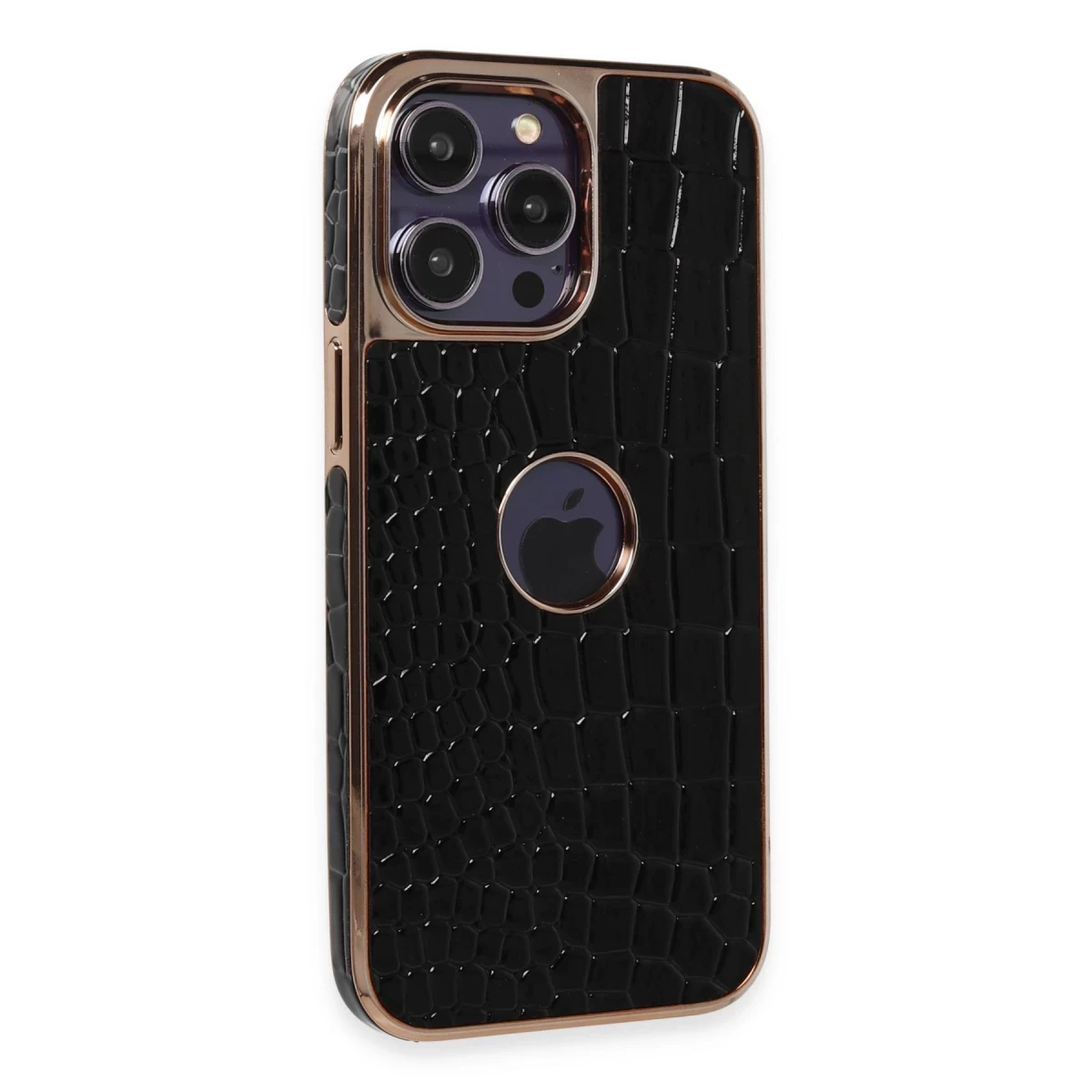 Apple iPhone 14 Pro Kılıf Snake Kapak - Siyah