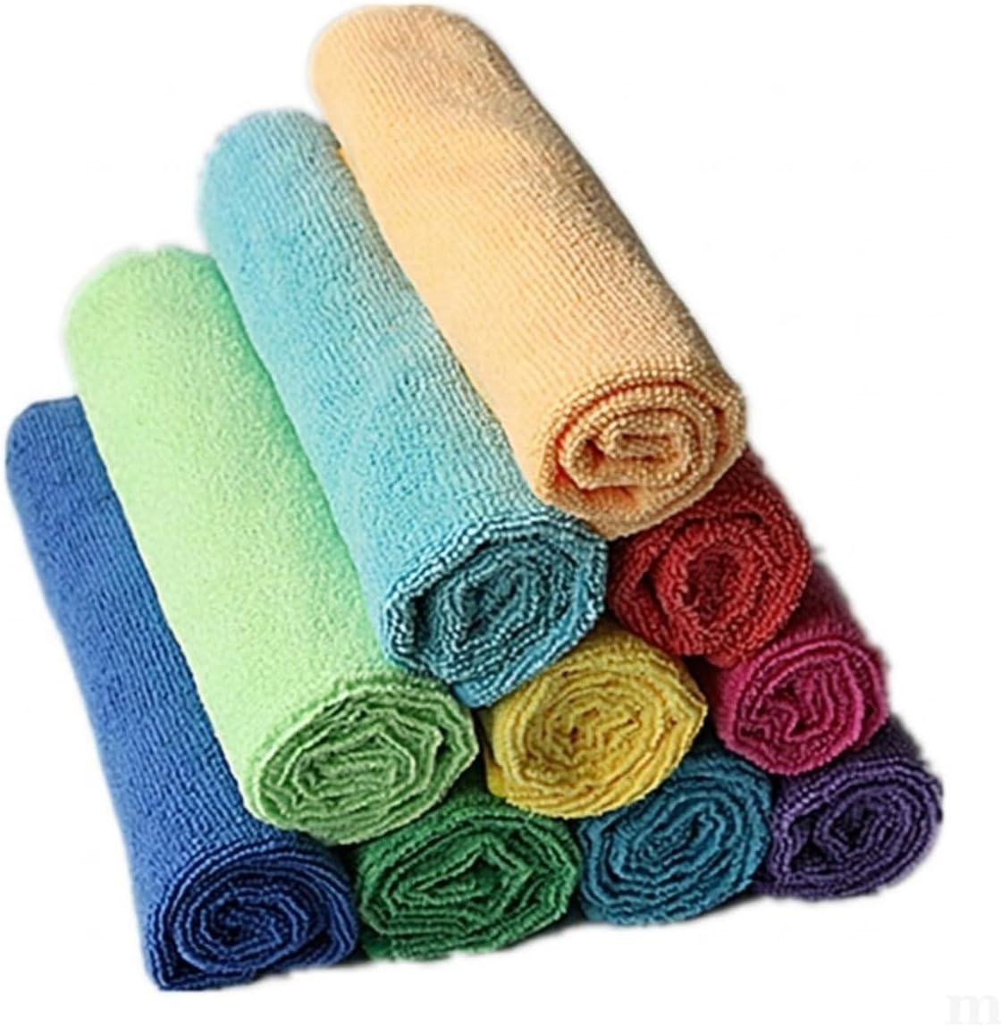 Mikrofiber Temizlik Bezi Seti, Çok Amaçlı, Yüksek Emici, Mutfak ve Banyo için, 8'li Paket