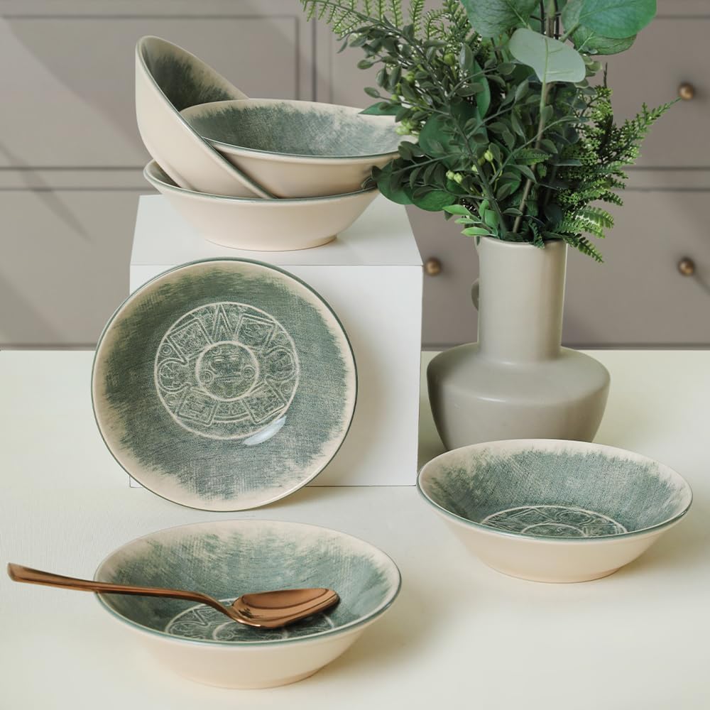 Maya Hitit Yemek Tabağı 18 Cm 6 Adet - 20790