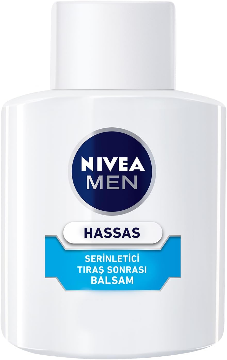 Men Hassas Serinletici Tıraş Sonrası Balsam 100 ml, Hassas Ciltler, Alkolsüz Formül, Hızlı Emilir