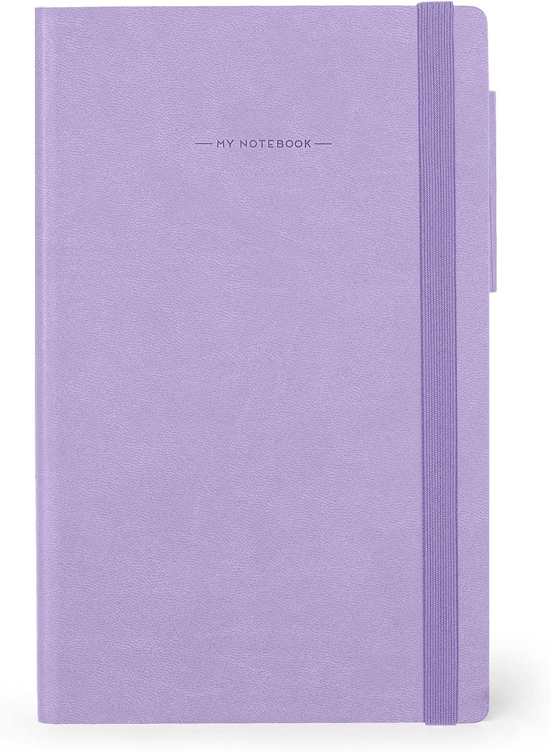Beyaz sayfalı not defteri, orta, 192 sayfa, yumuşak poliüretan kapak, FSC® sertifikalı kağıt, fildişi renkli kağıt, 90 g/m², aylık planlayıcı, adres defteri, yer imi, 13 x 21 cm