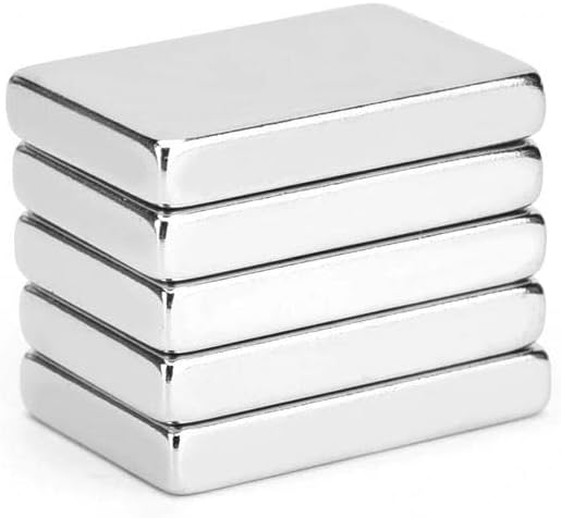 MNS 30x20x5 mm Neodyum Dikdörtgen Güçlü Mıknatıs (5 Adet Set)