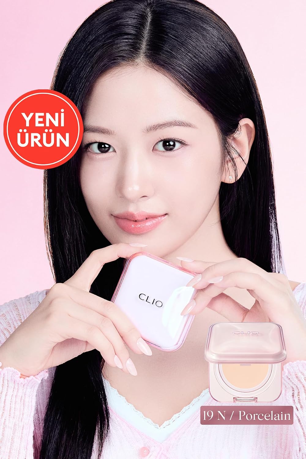 Hyalüronik Asit İçerikli Kill Cover Mesh Glow Essential Cushion Set (19NPorcelain) SPF50+PA++++