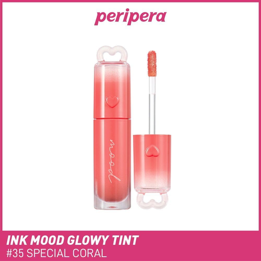 Kalıcı, Pigmentli, Parlak Bitişli Tint Ink Mood Glowy Tint (35 Special Coral)