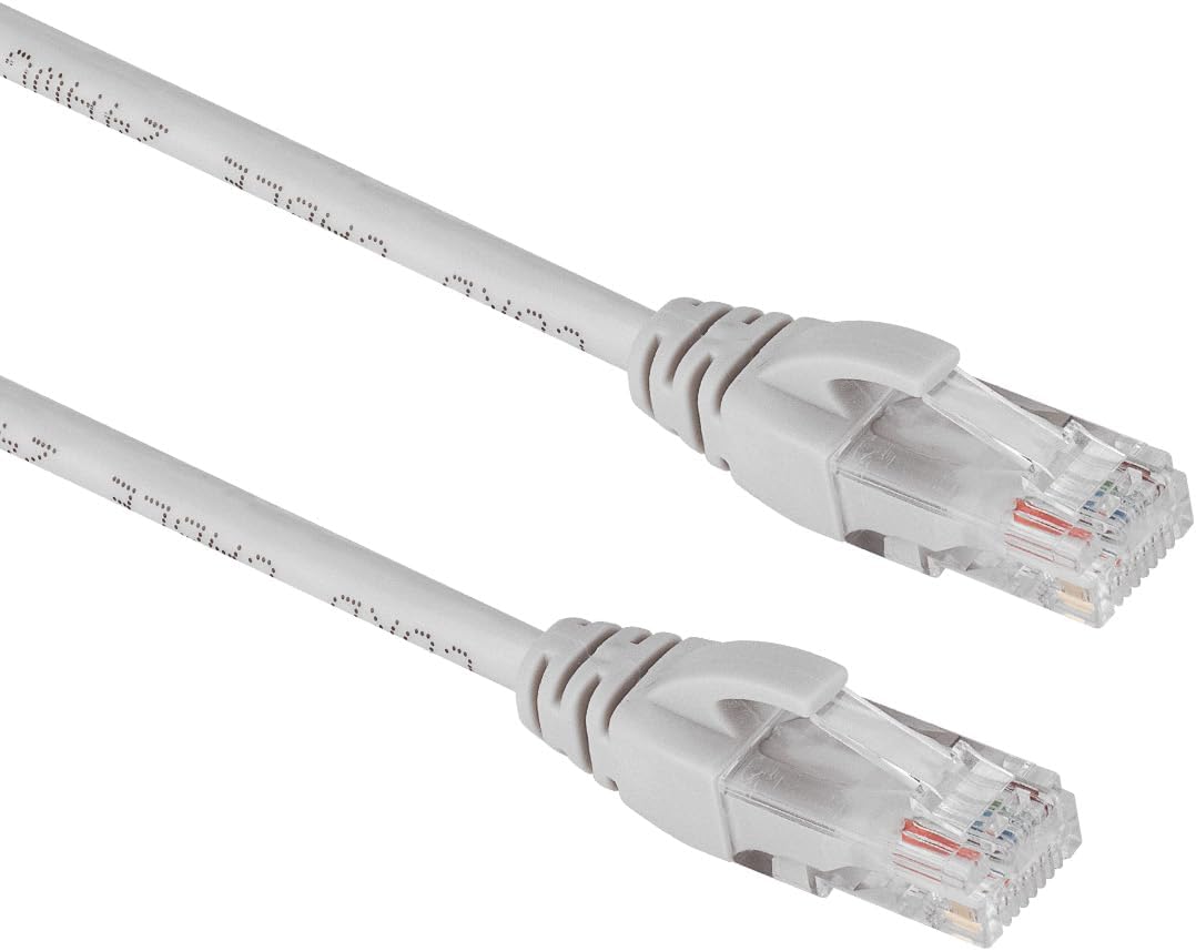 Tkz Cat630B 30 METRE BEYAZ Cat6 Rj45 Lan Kablosu UÇLARI FABRİKASYON TAKILI Bilgisayar Modem İnternet Ethernet Kablosu (30 METRE)