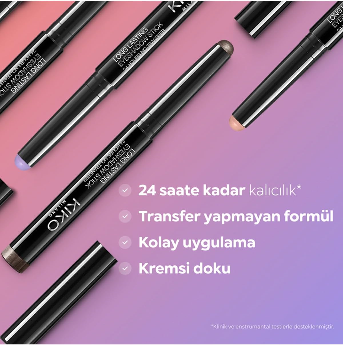 Göz Farı - Long Lasting Eyeshadow Stick - 22 Anthracite -Kalıcı, Kremsi Kalem Far