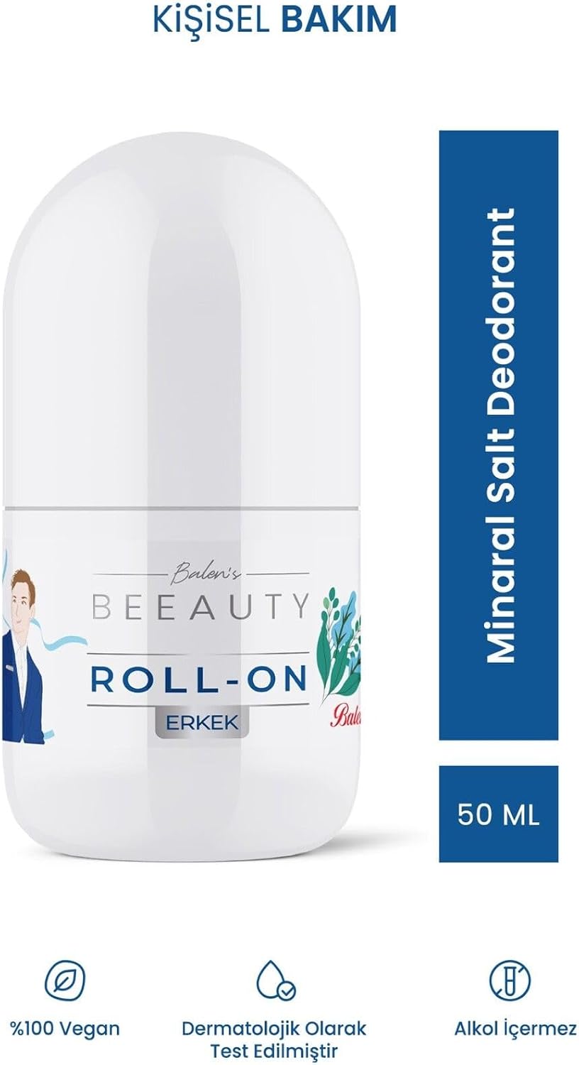 Erkek Mineral Salt Deodorant Roll - On