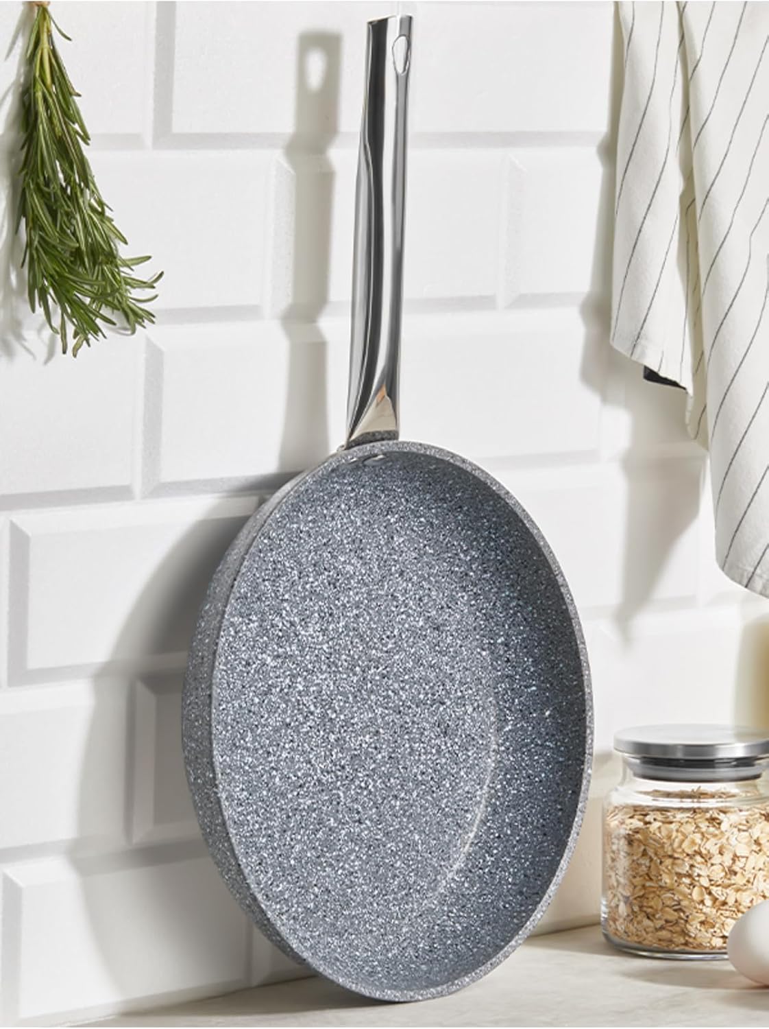 Pedra Indüksiyon 32 Cm Granit Tava
