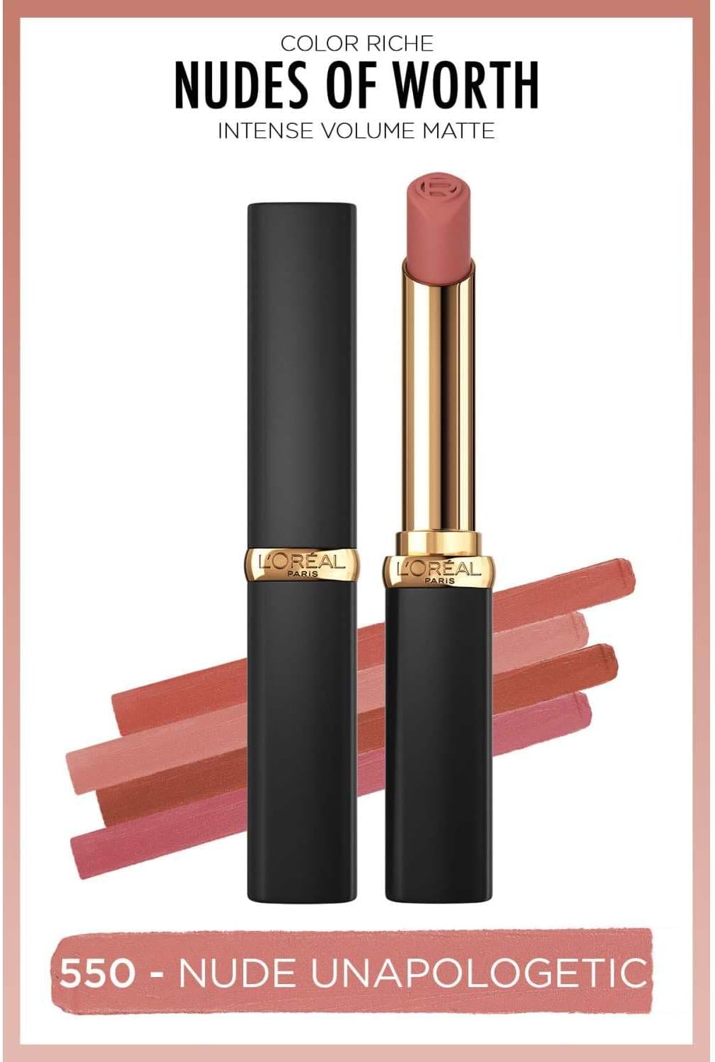 Color Riche Intense Volume Matte Ruj - 550 Nude Unapologetic