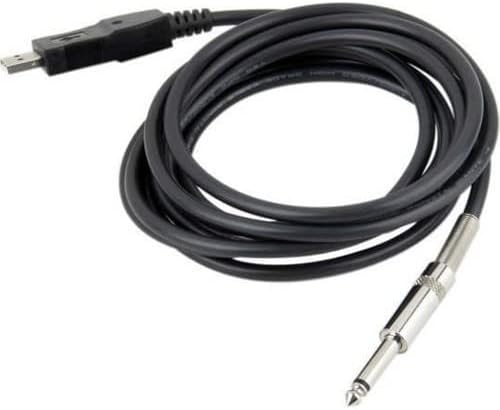 USB to 6.3 mm Çivi Jack Gitar Saz Bağlantı Kablosu 6.3 mm usb çevirici