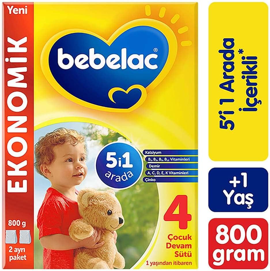 4 Çocuk Devam Sütü, 800gr, 1 yaş+
