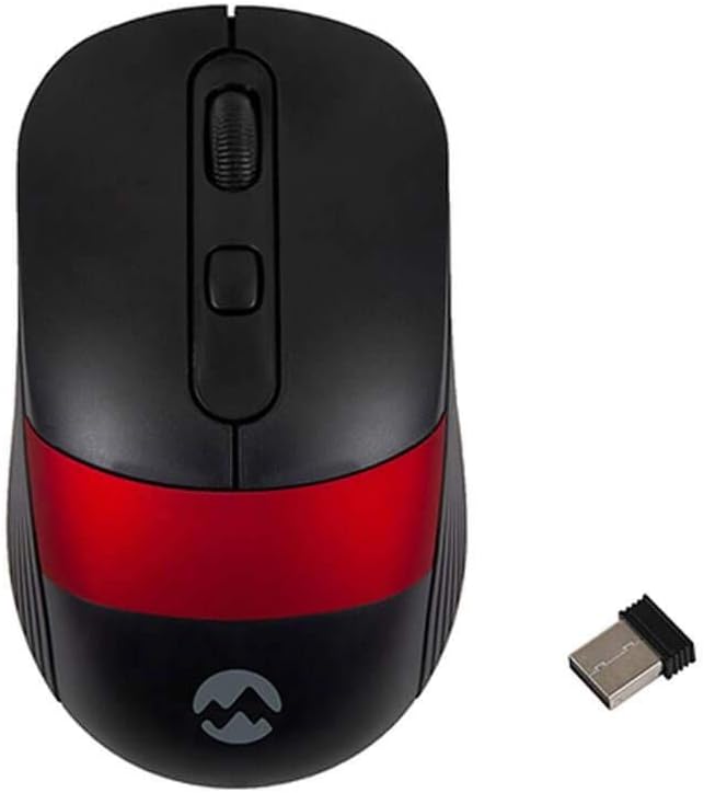 SM-18 Usb Siyah/Kırmızı 2.4Ghz Optik Kablosuz Mouse