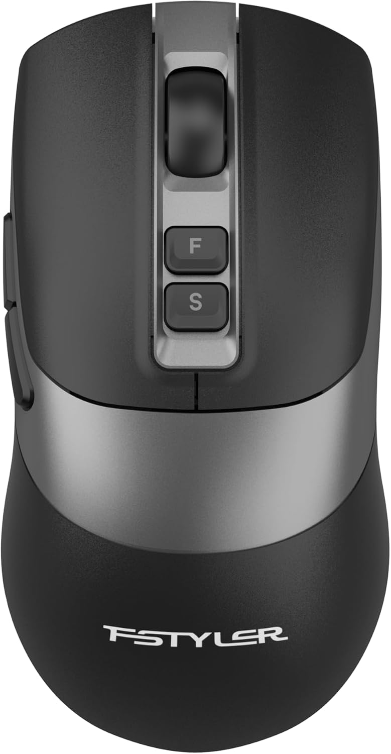 A4 Tech FG50S Plus Silent (Sessiz) Optik 3200Dpi 2.4Ghz Kablosuz Mouse | Siyah | Çift Tıklama | 5 Kademe Çözünürlük | 16 in 1 | 4 Yönlü Scroll