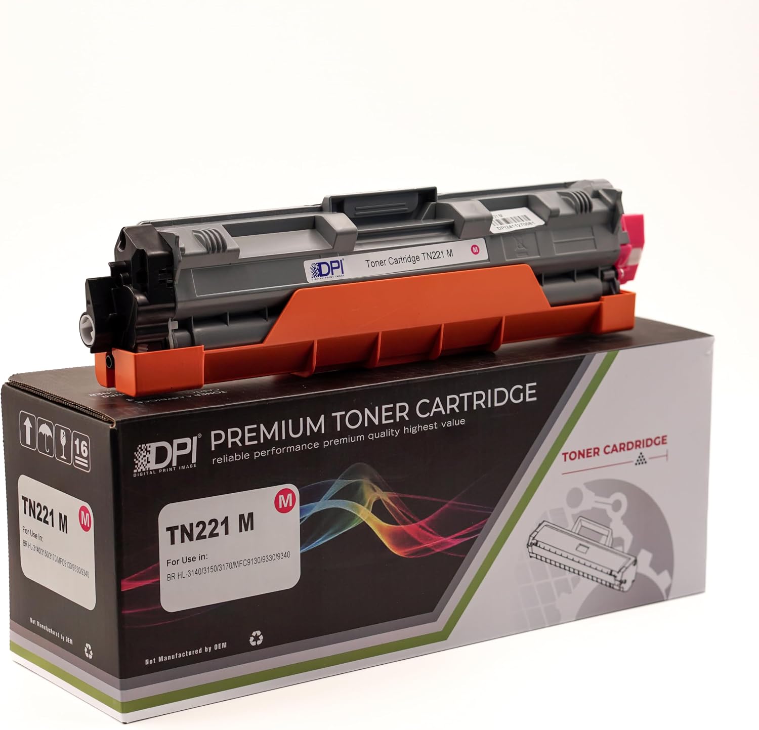 Brother TN221 MAGENTA Muadil Toner HL3140 HL3150 HL3170