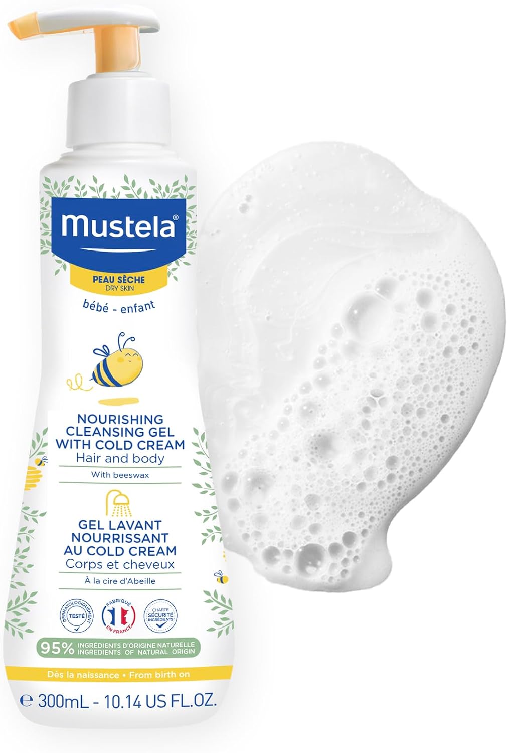 Mustela Nourishing Cleansing Gel With Cold Cream (300 Ml)