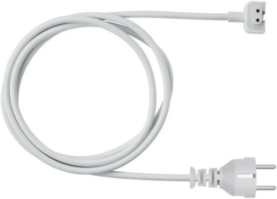 Macbook Şarj Adaptörü Uzatma Kablosu 1.8m Toprak Korumalı, TR Fiş, Galvanizli Kalaylı Kablo