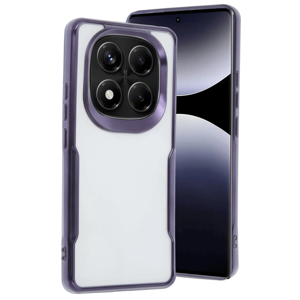 Xiaomi Redmi Note 14 Pro Plus Kılıf Boyi Silikon Kapak - Derin Mor