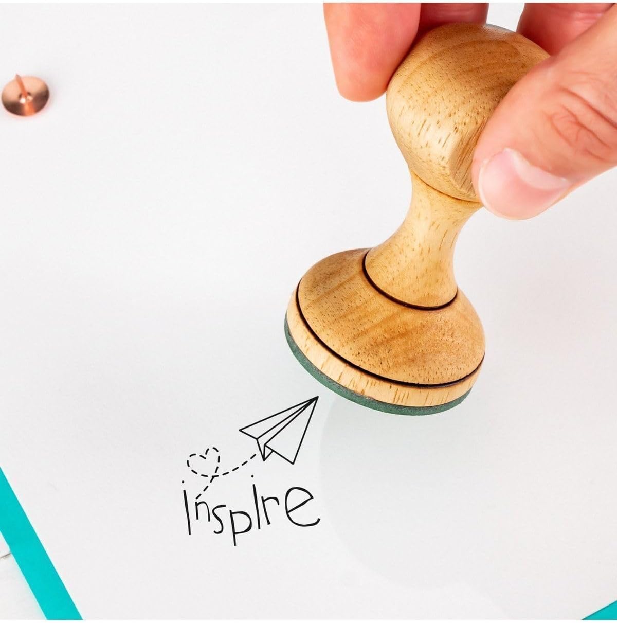 Inspire Ahşap Kaşe Seti