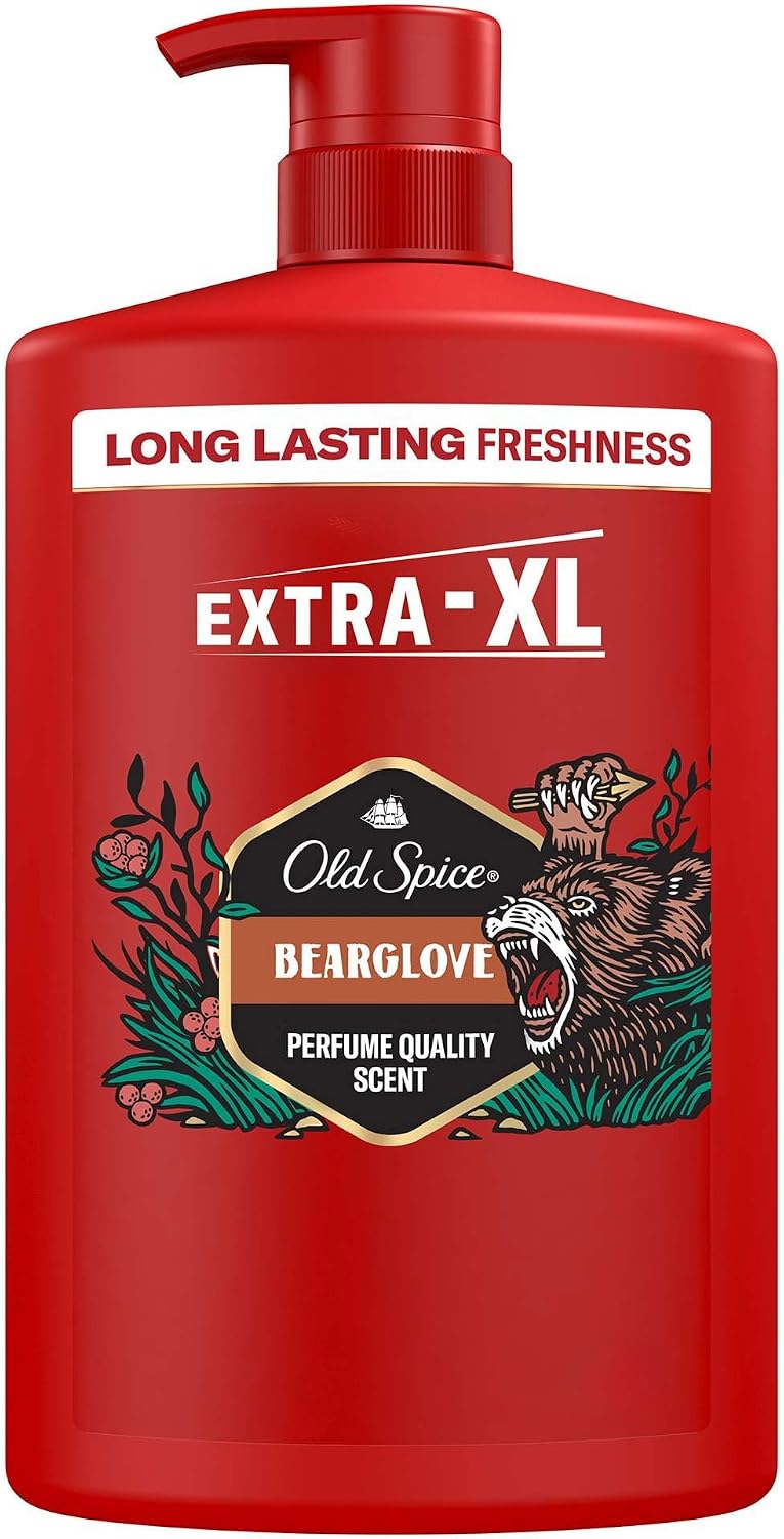 Bearglove Erkek Duş Jeli ve Şampuan 1000 Ml XL Büyük Boy