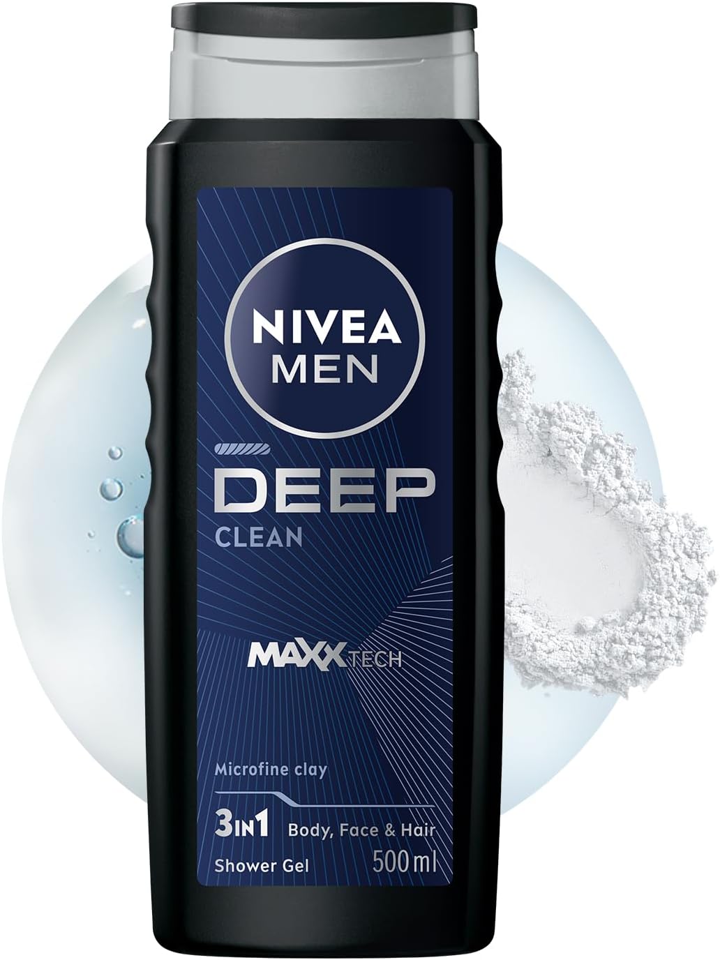 Erkek Deep Darkwood Banyo ve Duş Jeli 500 ml,Derinlemesine Temizlik,Bakımlı Cilt,Vücut,Yüz ve Saç İçin,Ferah Koku,Aktif Karbon