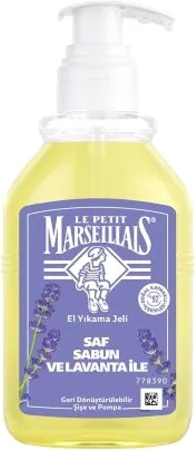 El Yıkama Jeli Saf Sabun ve Lavanta ile (300 ml)