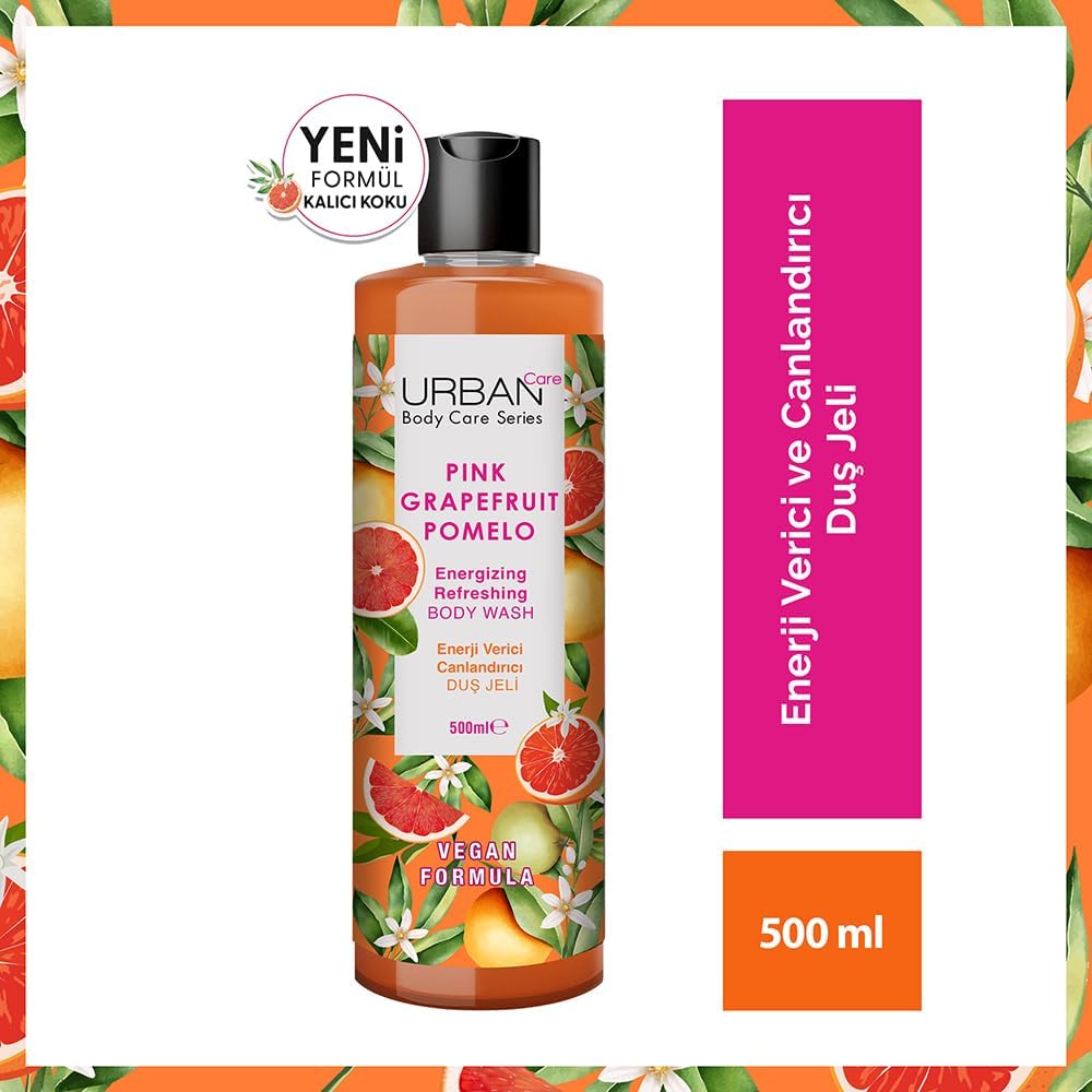 Pink Grapefruit & Pamelo Canlandırıcı ve Nemlendirici Duş Jeli, 500 ml
