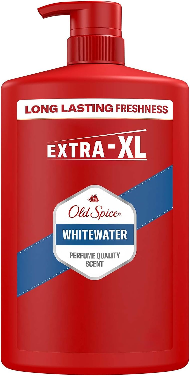 Whitewater Erkekler İçin Duş Jeli ve Şampuan 1000 ml Ekstra-XL