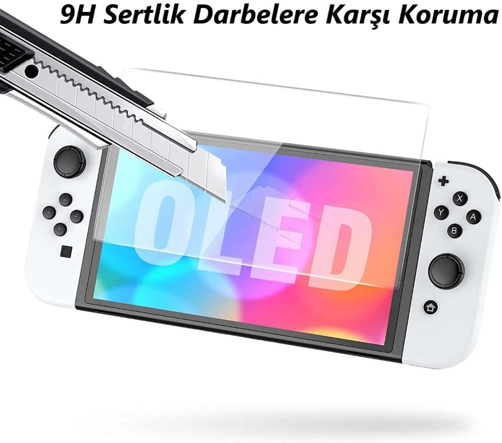 Switch Oled 7 İnç İle Uyumlu Mat Ekran Koruyucu Oyun Konsolu