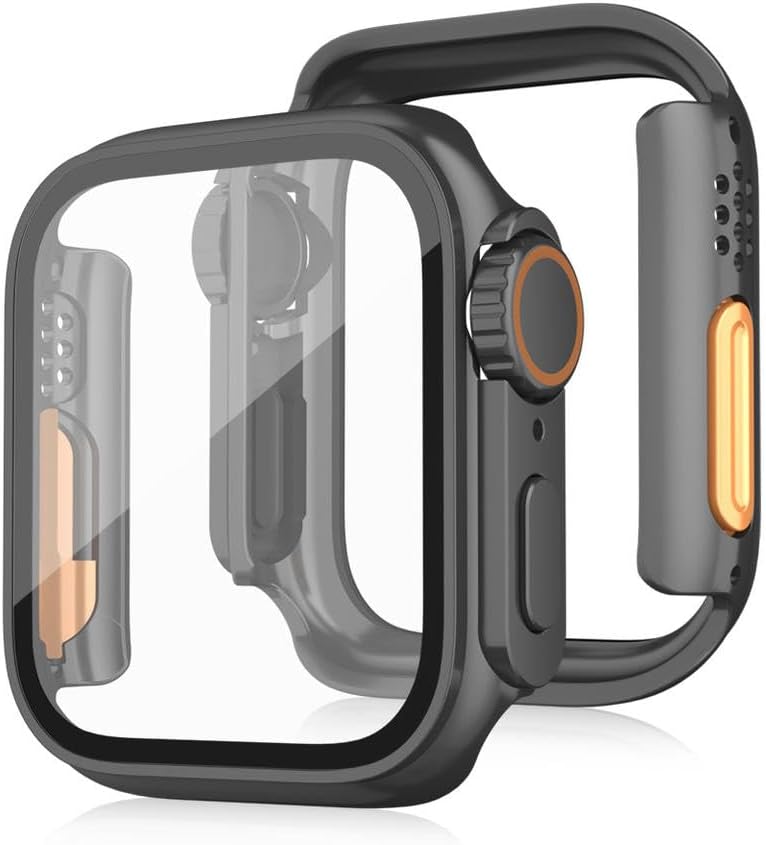 Apple Watch Se 6 5 4 44MM Watch için Ekran Koruyucu Kılıf Ultra Görünümlü Kılıf Tam Kaplayan Watch Kasa Koruyucu Kılıf Ultra Görünümü Veren Kılıf Apple Watch Se 6 5 4 44MM ile Uyumludur