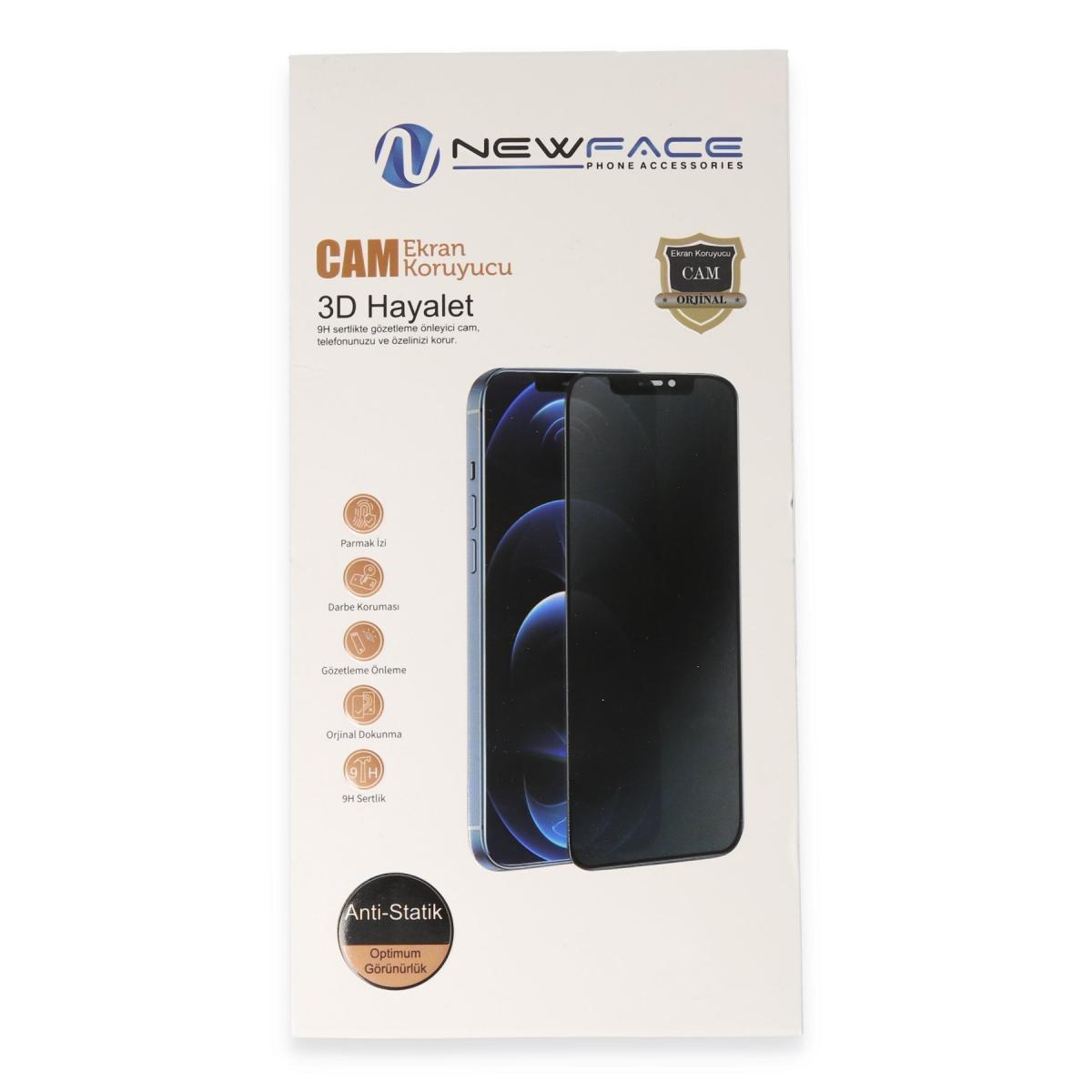 Huawei Honor 600 3D Antistatik Hayalet Cam Ekran Koruyucu - Şeffaf
