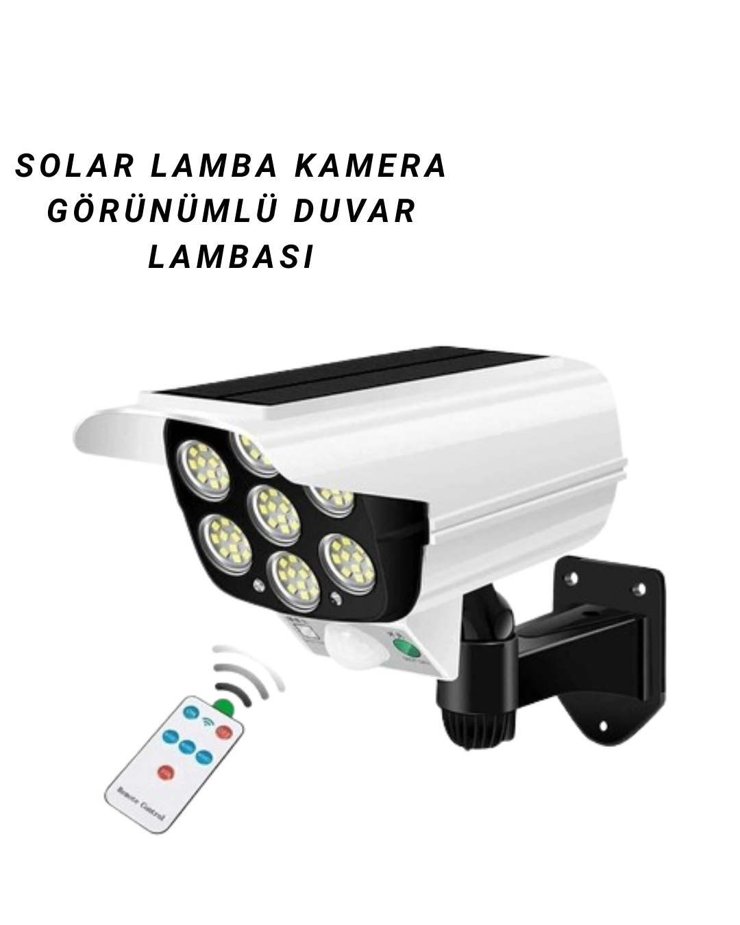 Kamera Görünümlü Bahçe Lamba