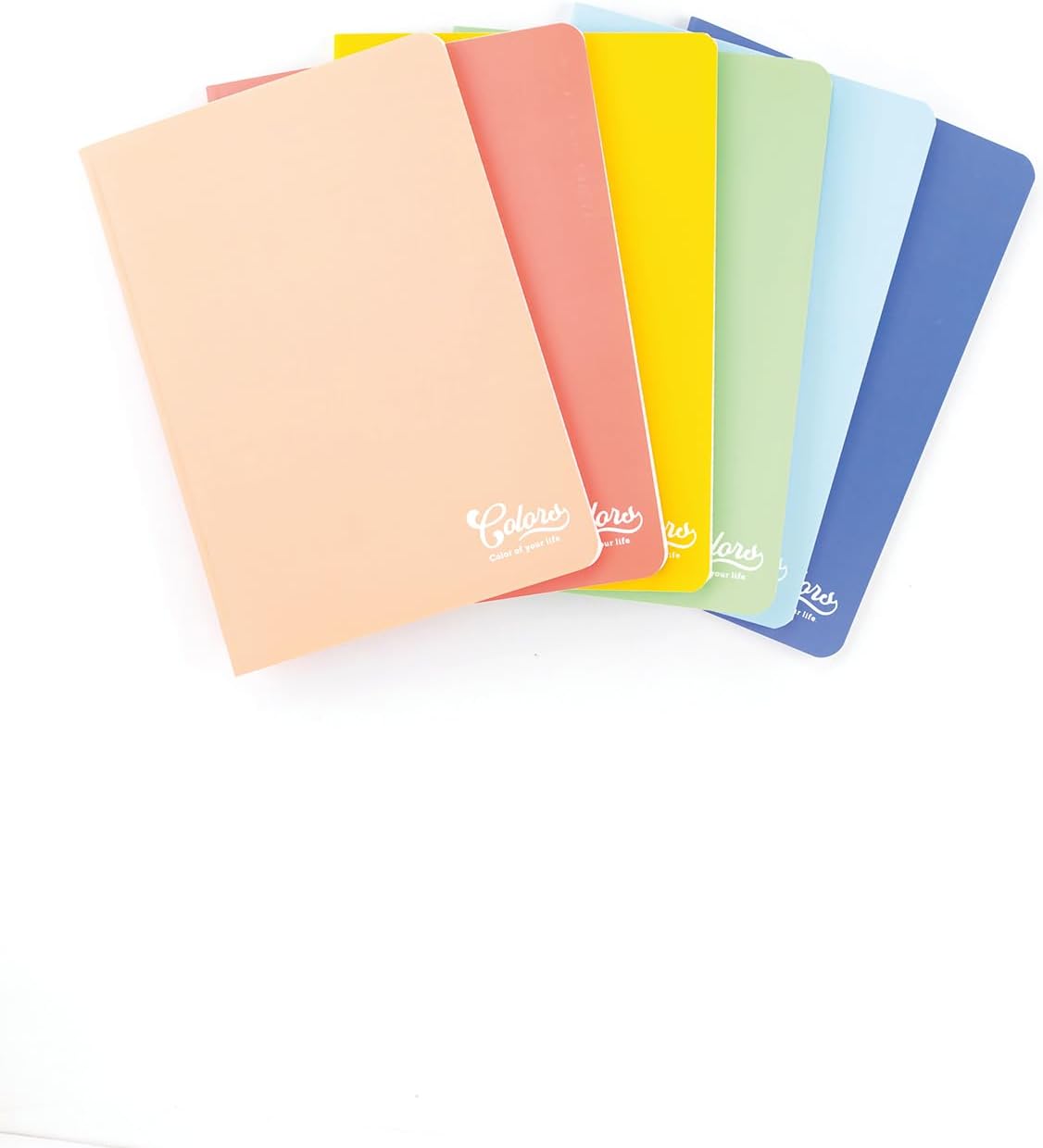Colors A4 60 Yaprak Kareli Defter 3'lü Paket, Mor, Yeşil, Sarı