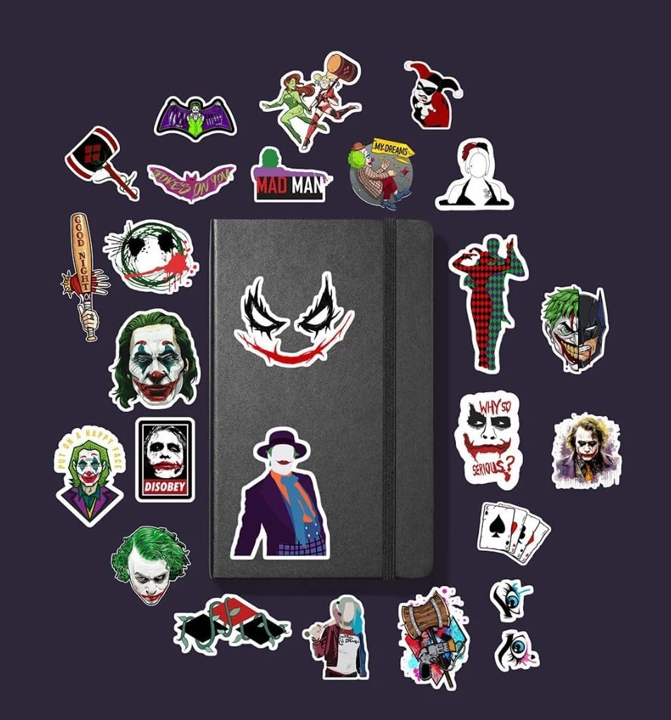 Joker Harley Queen Sticker Paketi/Bullet Journal Defter Çıkartma Ajanda Laptop Etiket