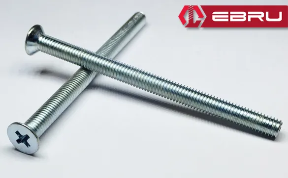 YHB Göbek Kilit, Barel Vidası M5x65 - 100 Adet