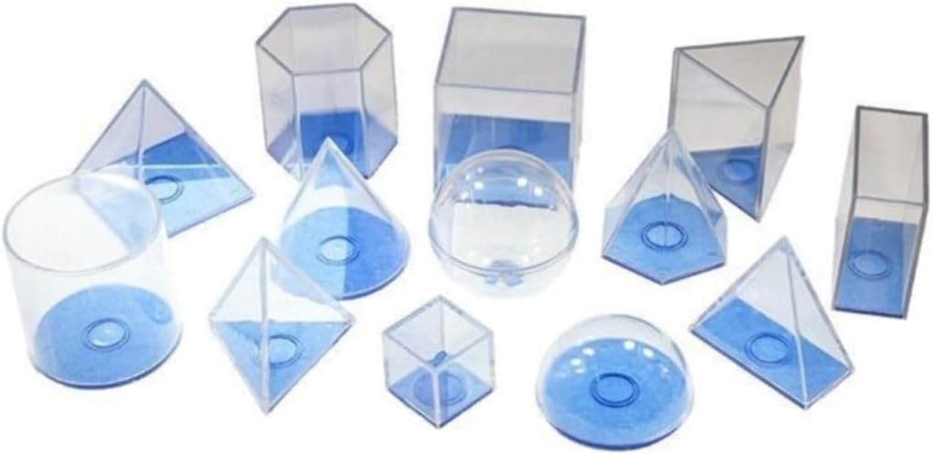 Geometrik Cisimler Ve Hacimler Takımı 13 Parça Çok Renkli