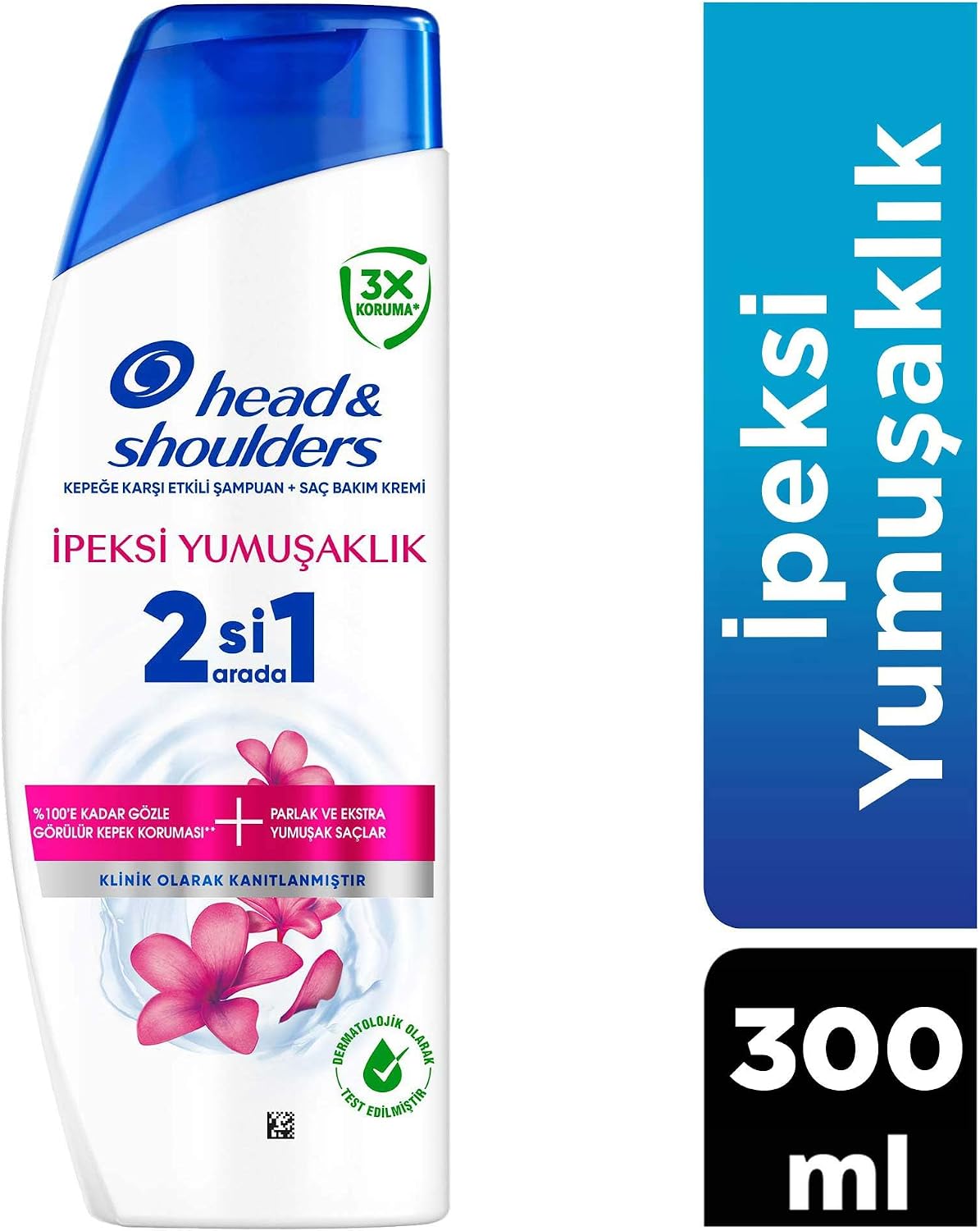İpeksi Yumuşaklık 2'si 1 Arada Kepeğe Karşı Etkili Şampuan 300ml