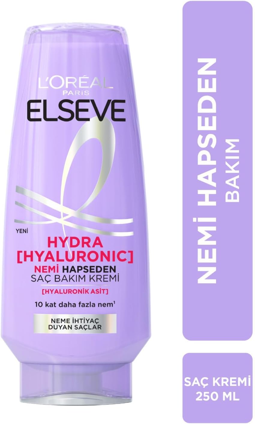 L'Oreal Paris Hydra [Hyaluronic] Nemi Hapseden Saç Bakım Kremi 250ml