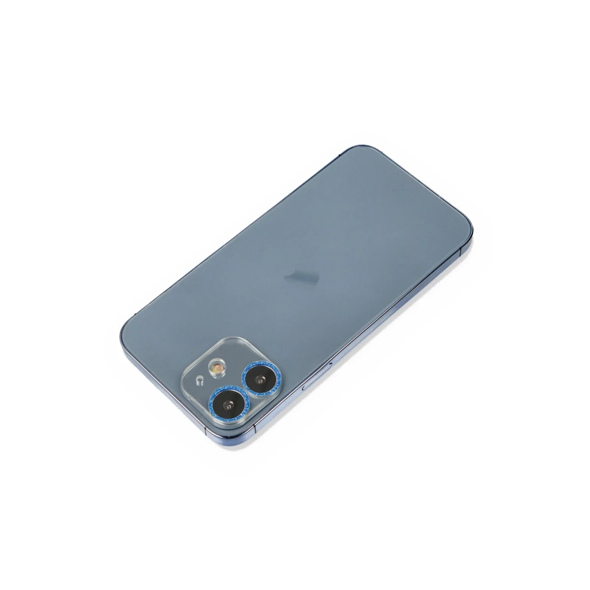 Apple iPhone 12 Mini Shine Kamera Lens Koruma Cam - Mavi