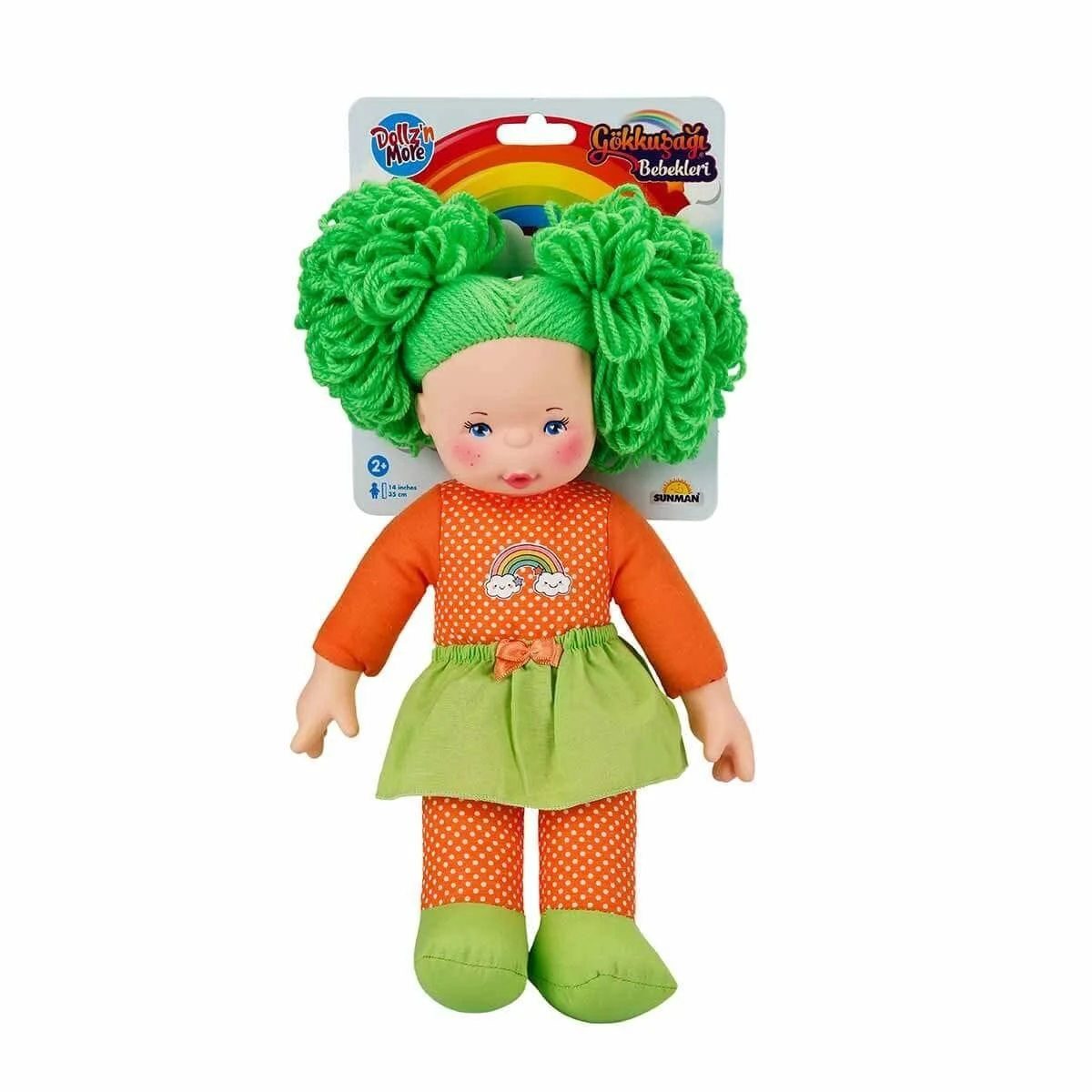 30012 Gökkuşağı Bebekleri 35 cm -Sunman