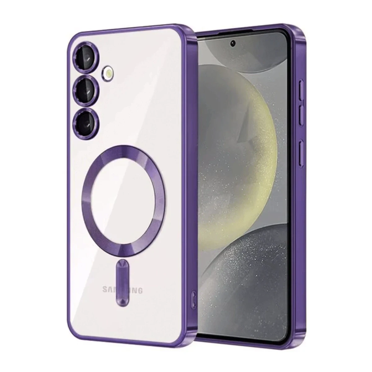Samsung Galaxy A56 Kross Magneticsafe Kapak - Mor