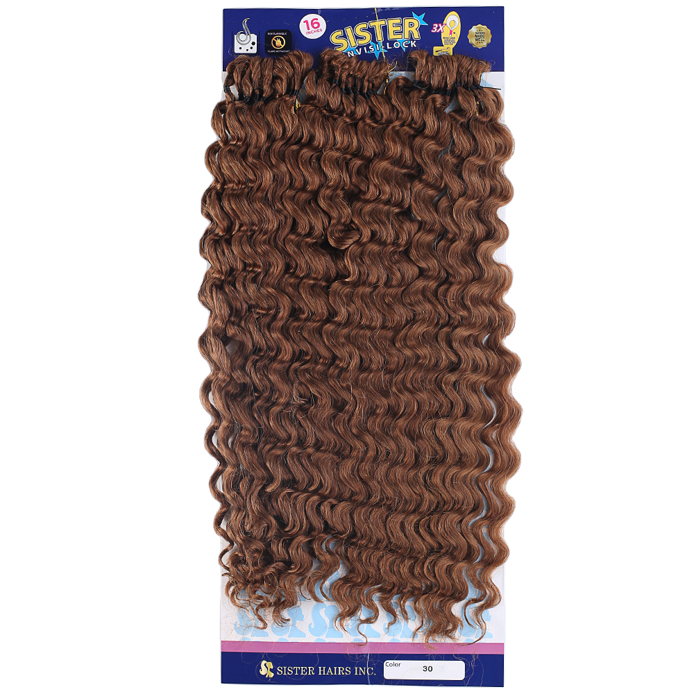 Sister Afro Dalgası Saç - Bakır 30