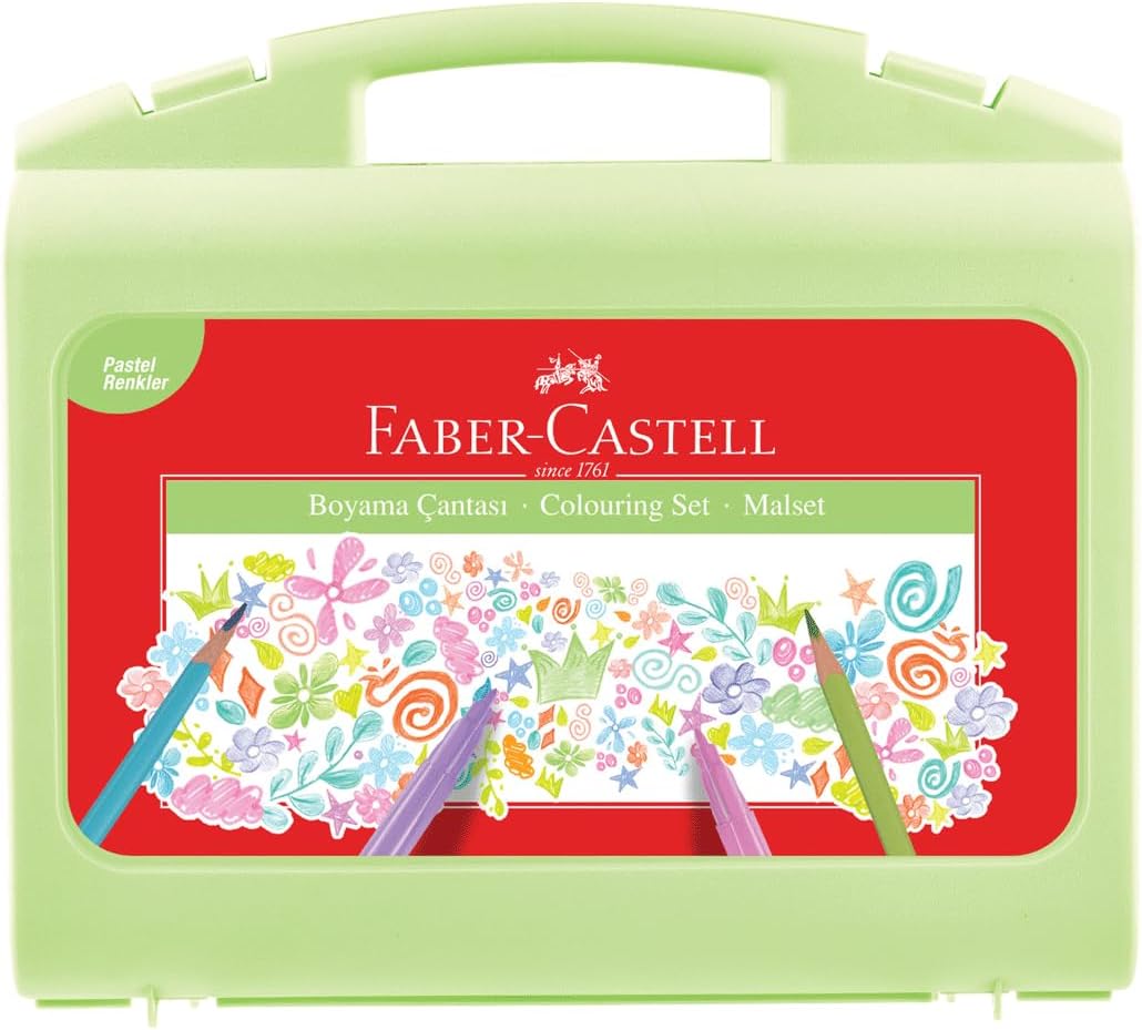 Pastel Renkler Boyama Çantası