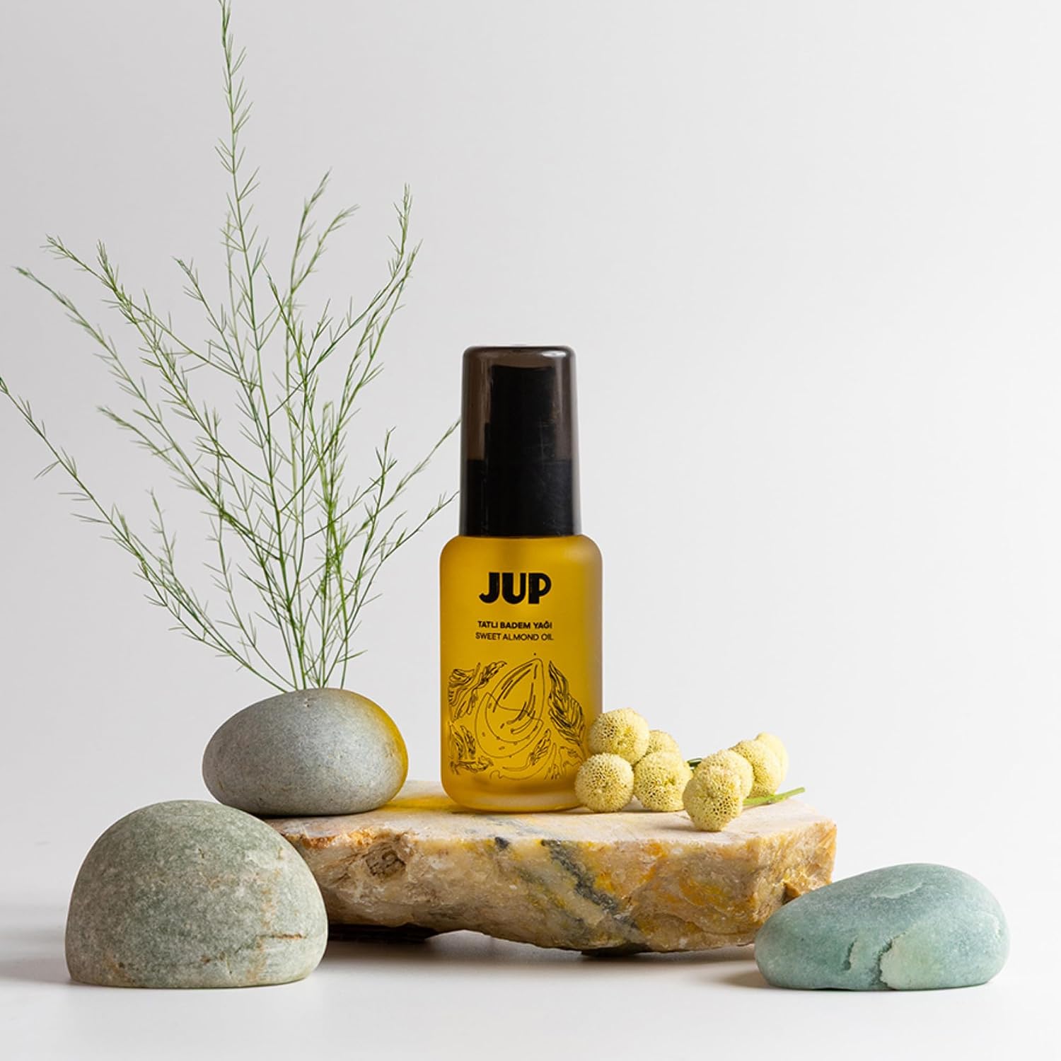 100% Saf Soğuk Sıkım Tatlı Badem Yağı/Cilt ve Saç Bakım Yağı 50 ml