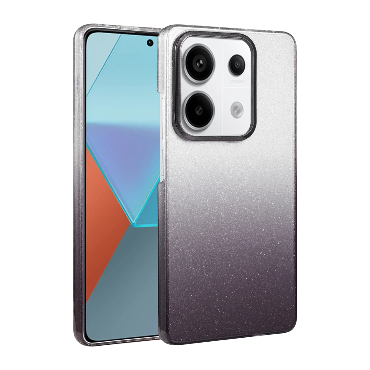 Xiaomi Redmi Note 13 Pro 4G Glossy Kapak - Siyah