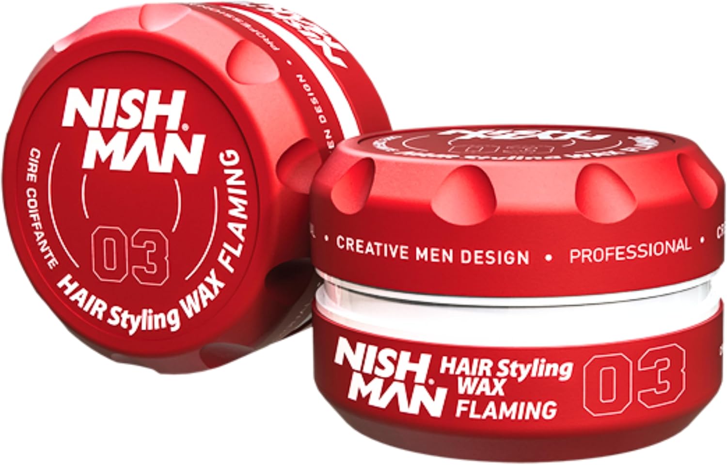 Saç Şekillendirici Wax 03 Flaming, 150 ML | Tüm Saç Tipleri | Ekstra Güçlü, Islak ve Parlak Görünüm