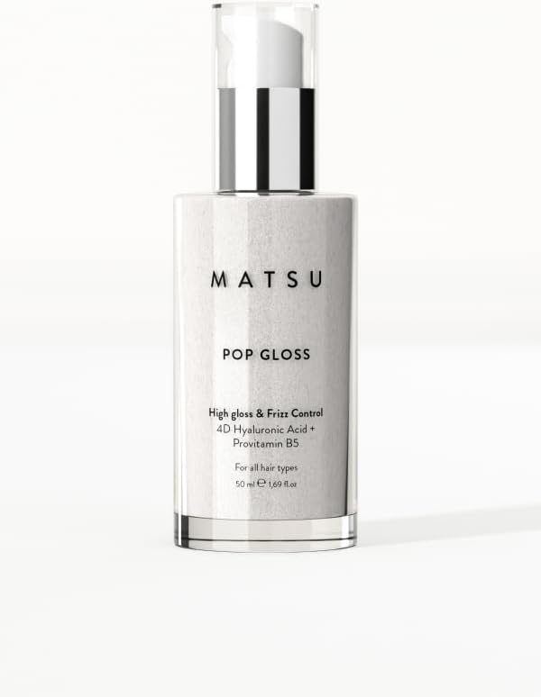 Pop Gloss 4D Hyaluronik Asit & Yeşil Havyar Işıltı Veren Saç Serumu Elektriklenme Karşıtı 50 ml
