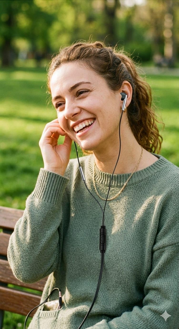 K103 3.5mm Jack Girişli Metal Nikelajlı Yüksek Ses Sporcu Kulak İçi Extra Bass Kulaklık Stereo siyah
