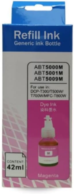 Brother UYUMLU BT-5000M /DCP-T300 DCP-T500W DCP-T700W MFC-T800W / MFC-910 Kırmızı Muadil Mürekkep
