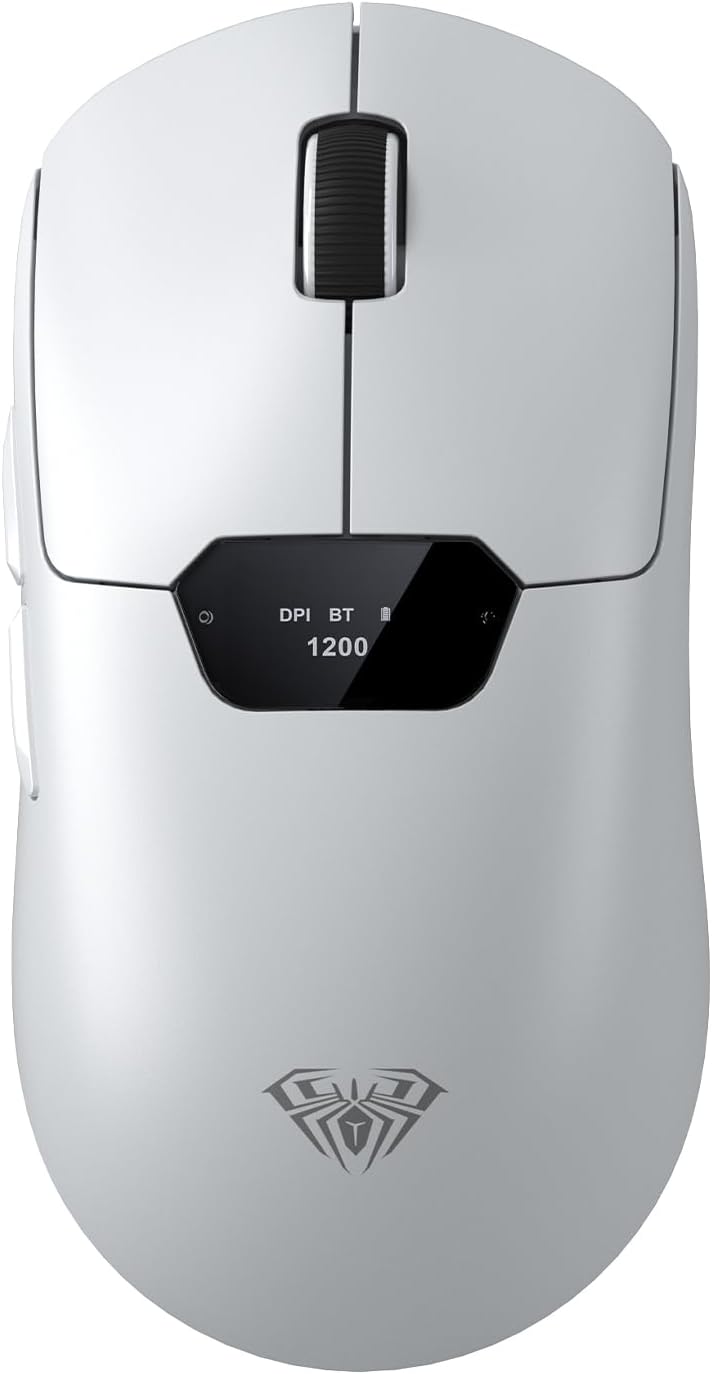SC390 PAW3311 Sensör 20000 DPI 1000Hz Kablolu ve Kablosuz Gaming Oyuncu Mouse Beyaz